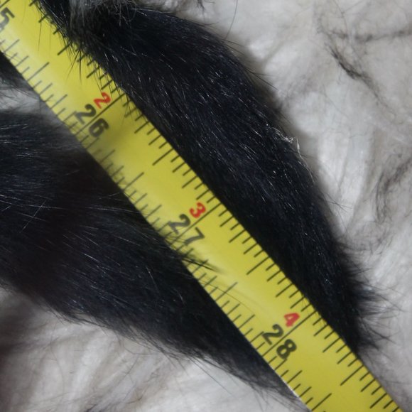 New MK Metric Knits Fur Collection 4 Neiman Marcus Rabbit Fur Poncho Cape - Picture 9 of 10